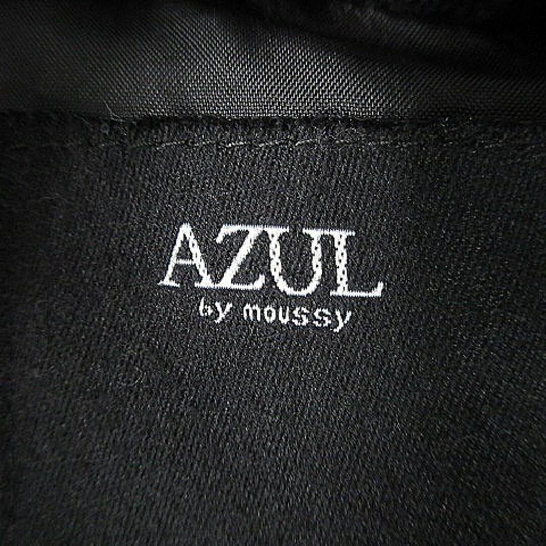 AZUL by moussy(アズールバイマウジー)のアズールバイマウジー ジャケット 中わた ベスト フード 総柄 L 紺 アウター メンズのジャケット/アウター(ブルゾン)の商品写真