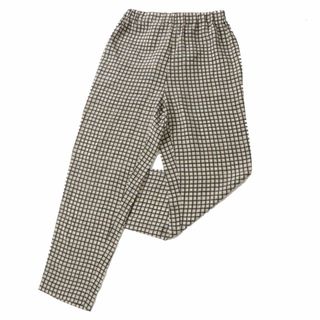 マルニ(Marni)の極美品◎正規品 20年 MARNI マル二 PAMAO14A02 レディース シルク100％ イージーパンツ ベージュ×ブラック×ホワイト 総柄 36 イタリア製(その他)