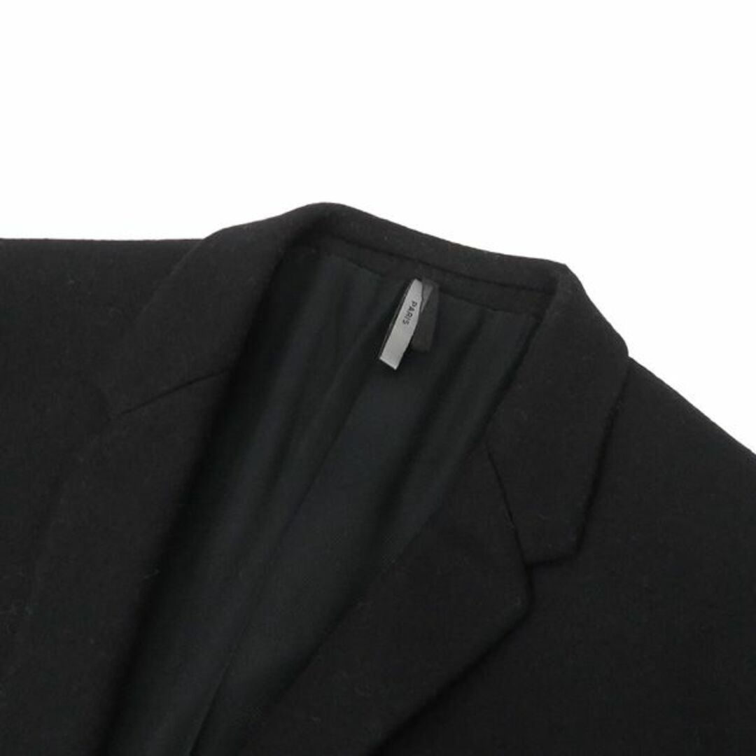 DIOR HOMME(ディオールオム)の美品 DIOR HOMME ディオールオム 0H3132290315 ナローラペル 比翼 ウール チェスター コート ビジネス フォーマル 46282  メンズのジャケット/アウター(チェスターコート)の商品写真