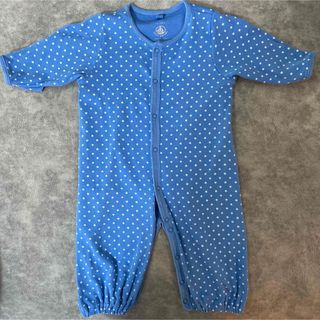 プチバトー(PETIT BATEAU)のプチバトー プリント２ウェイオール 男の子(カバーオール)