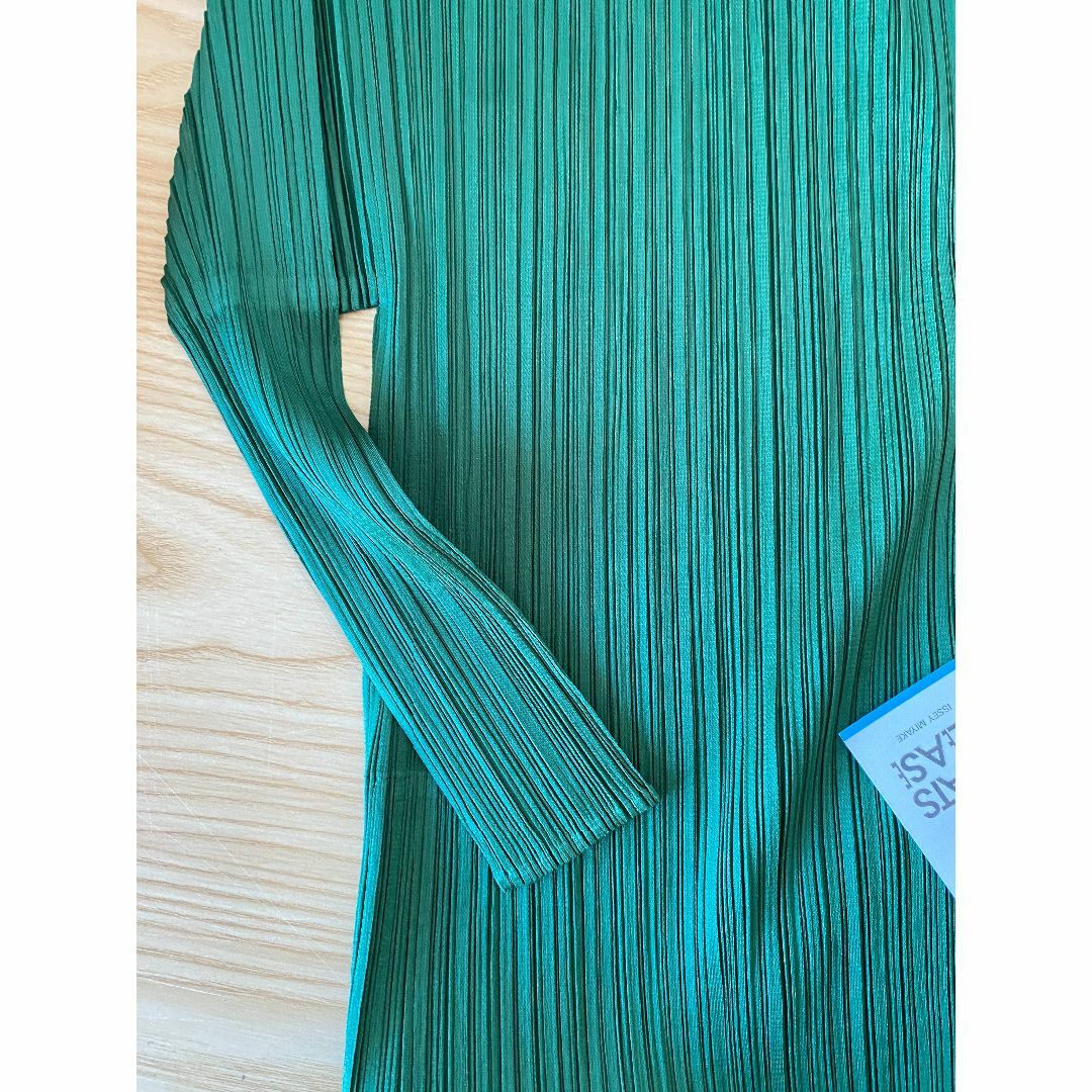 PLEATS PLEASE ISSEY MIYAKE(プリーツプリーズイッセイミヤケ)のPLEATS PLEASE ISSEY MIYAKE　ハイネック長袖ワンピース レディースのワンピース(その他)の商品写真