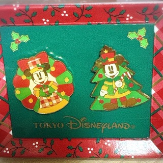 ディズニー(Disney)の東京ディズニーランド クリスマス ピンバッジ(バッジ/ピンバッジ)