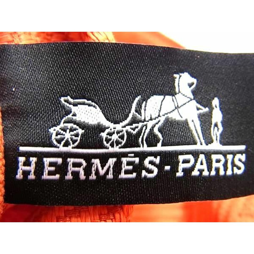 Hermes(エルメス)の■新品■未使用■ HERMES エルメス  BAIN ヨッティングGM アバカ×コットン シルバー金具 マルチケース ポーチ オレンジ系 AX3717  レディースのファッション小物(その他)の商品写真