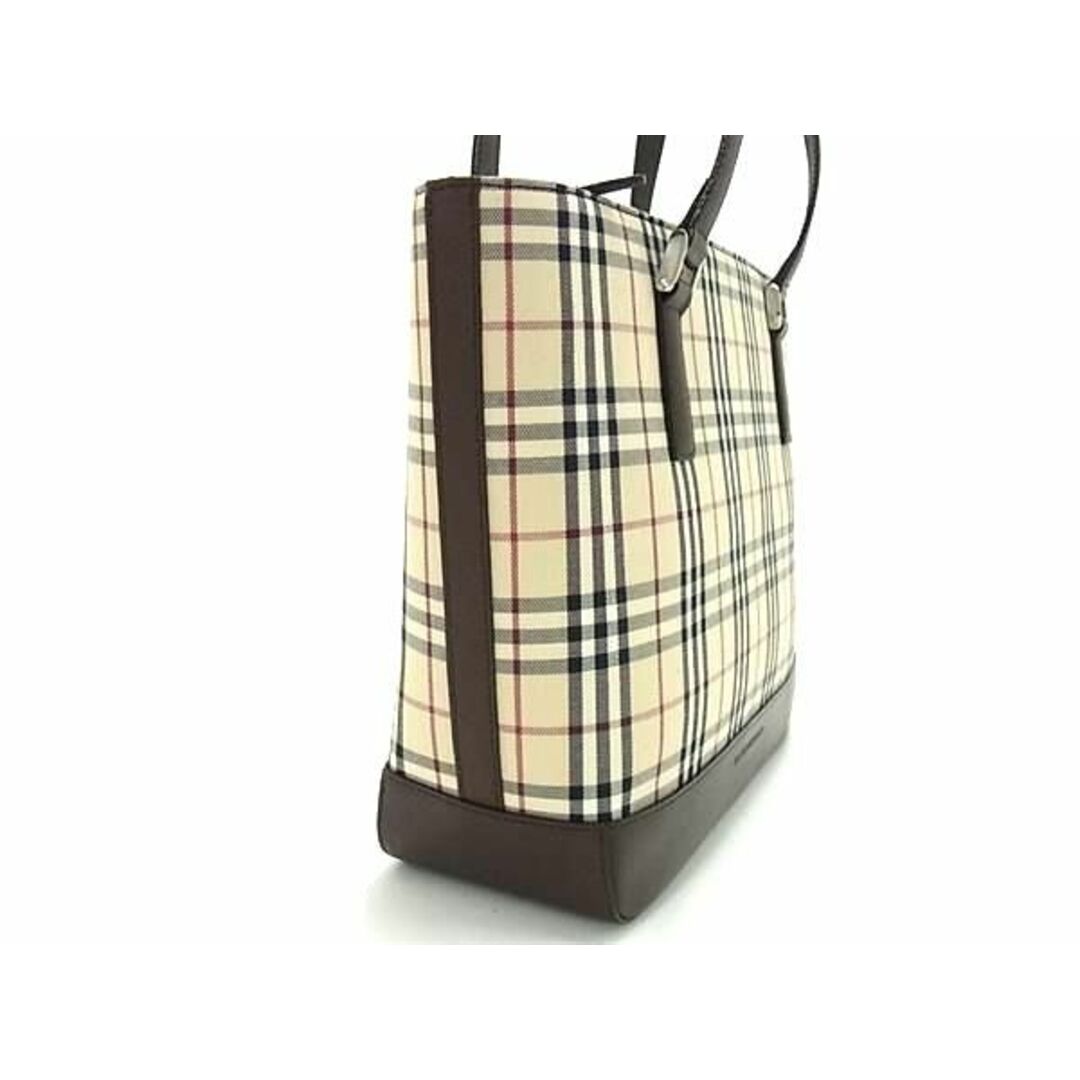 BURBERRY(バーバリー)の■新品■未使用■ BURBERRY バーバリー ノバチェック ナイロンキャンバス×レザー トートバッグ ハンドバッグ ベージュ系 AX3403  メンズのバッグ(トートバッグ)の商品写真