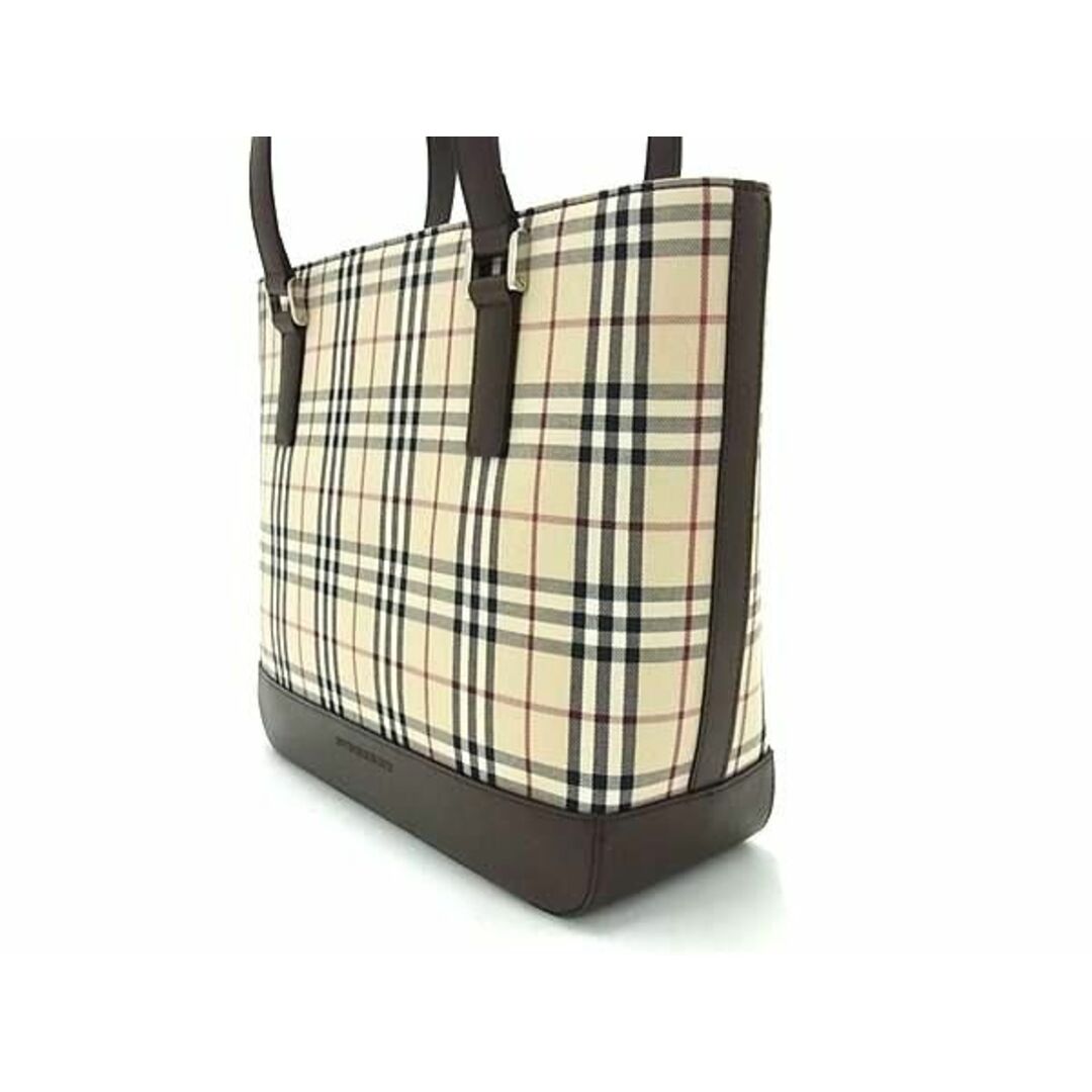 BURBERRY(バーバリー)の■新品■未使用■ BURBERRY バーバリー ノバチェック ナイロンキャンバス×レザー トートバッグ ハンドバッグ ベージュ系 AX3403  メンズのバッグ(トートバッグ)の商品写真