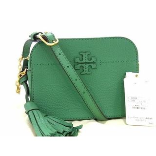 トリーバーチ(Tory Burch)の■新品■未使用■ TORY BURCH トリーバーチ 50584 マックグロー レザー タッセル クロスボディ ショルダーバッグ グリーン系 AX2868 (ハンドバッグ)