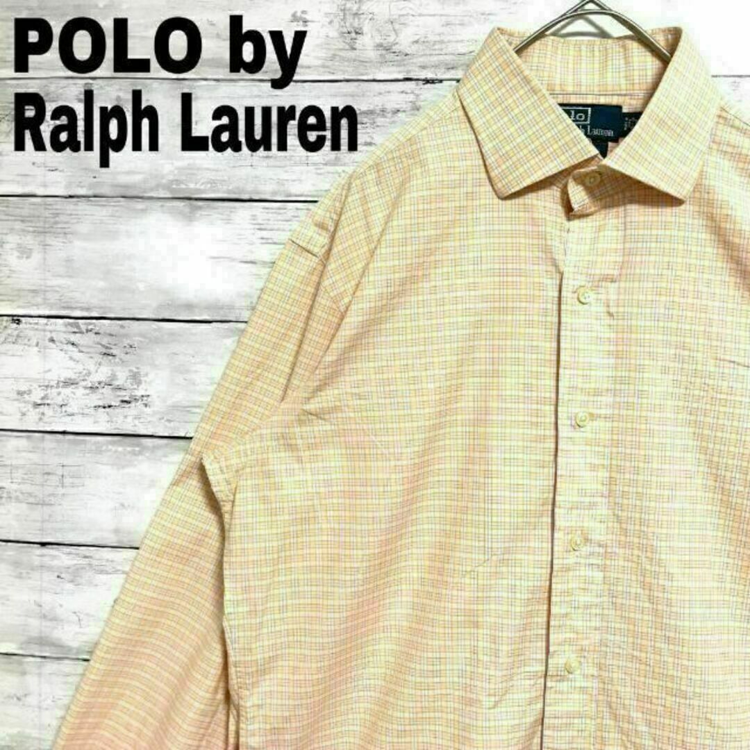 POLO RALPH LAUREN(ポロラルフローレン)のv17 90s ポロラルフローレン REGENT CUSTOM FIT長袖シャツ メンズのトップス(シャツ)の商品写真