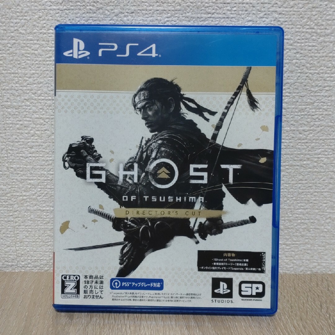 PlayStation4(プレイステーション4)のGhost of Tsushima Director's Cut エンタメ/ホビーのゲームソフト/ゲーム機本体(家庭用ゲームソフト)の商品写真