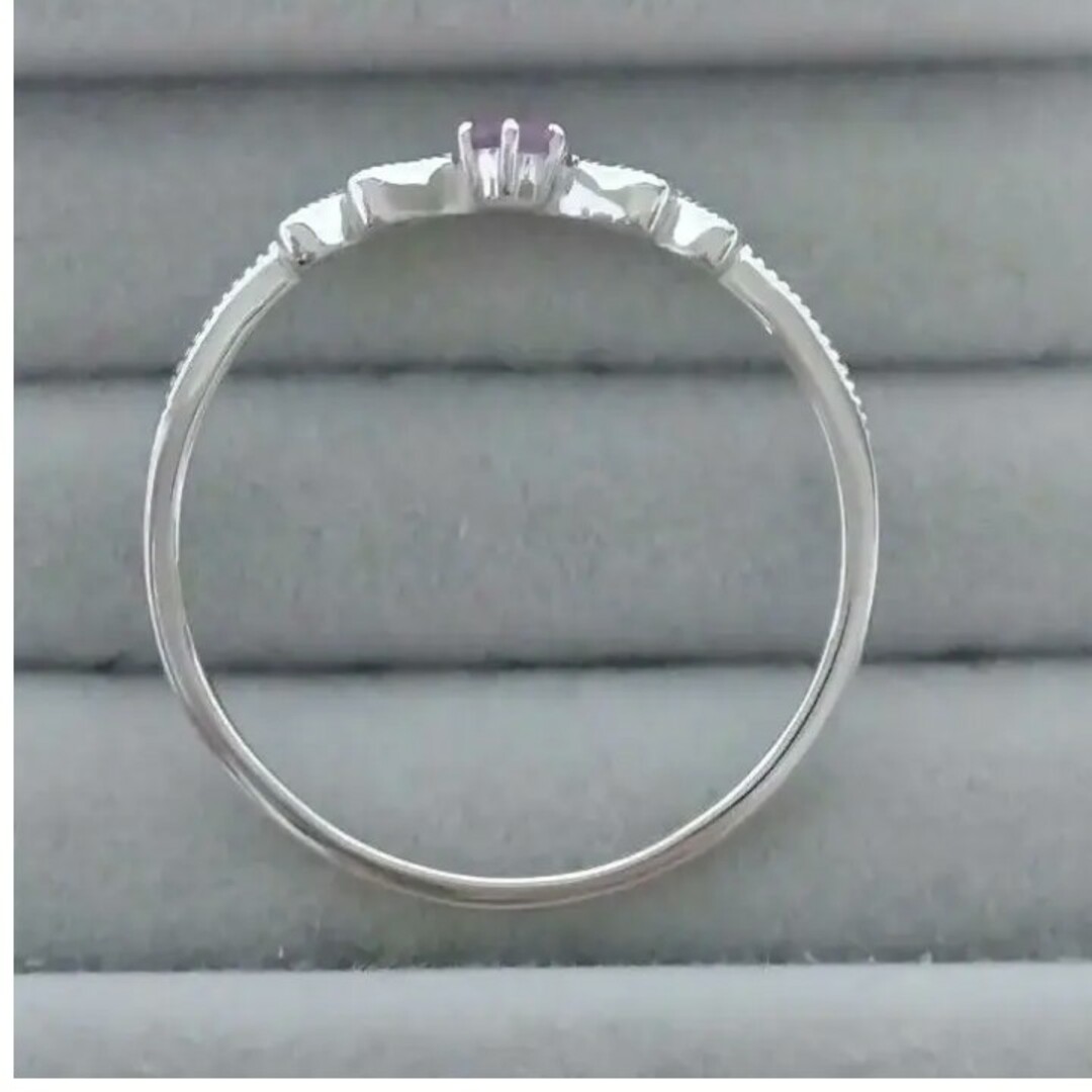 非加熱 シルキーサファイア リング レディースのアクセサリー(リング(指輪))の商品写真