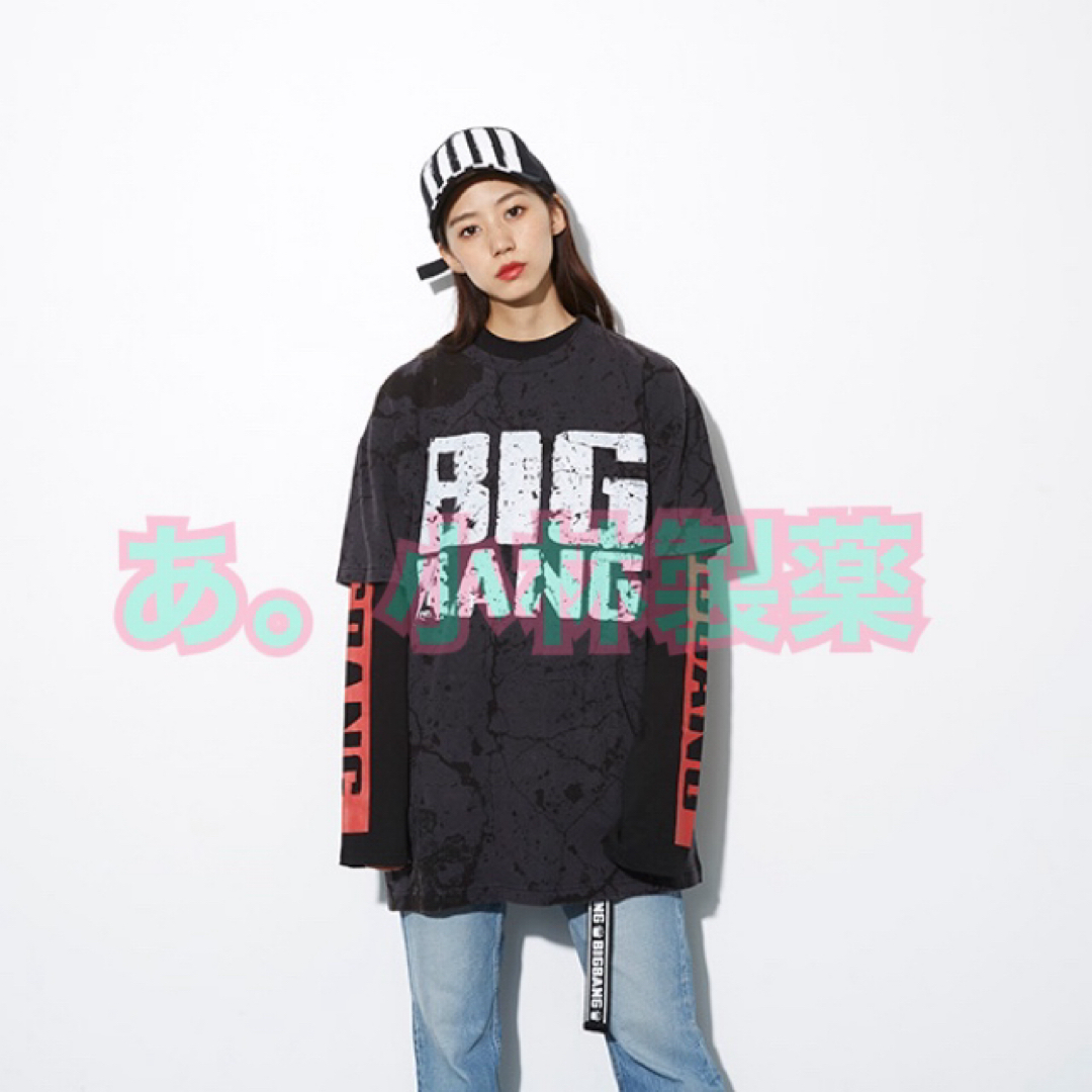 BIGBANG(ビッグバン)の⚛️BIGBANG Tシャツ Ｍサイズ 黒 エンタメ/ホビーのCD(K-POP/アジア)の商品写真