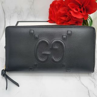 グッチ(Gucci)の【極美品】 GUCCI グッチ ジャンボGG エンボス 長財布 財布(長財布)