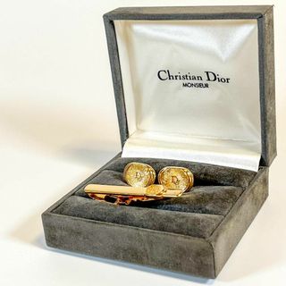 クリスチャンディオール(Christian Dior)の美品 Christian Dior　カフリンクス タイピン セット 849(ネクタイピン)