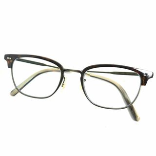 オリバーピープルズ(Oliver Peoples)の極美品▼オリバーピープルズ OV5468 1666 KESTEN マーブル柄 メガネ/アイウェア クリアブラウン×ゴールド 49□19 145 ケース・クロス付(サングラス/メガネ)