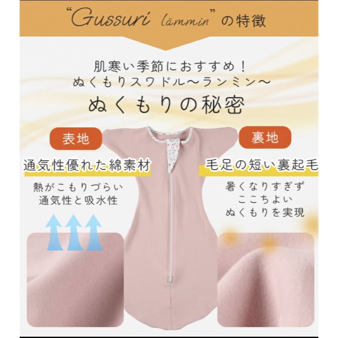 おくるみ スワドル キッズ/ベビー/マタニティのこども用ファッション小物(おくるみ/ブランケット)の商品写真