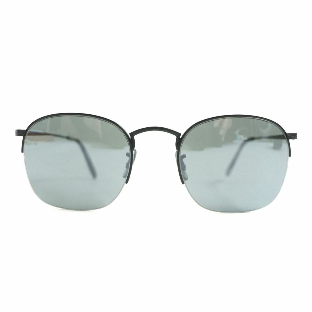 Oliver Peoples(オリバーピープルズ)の美品▼OLIVER PEOPLES オリバーピープルズ OV1209S RICKMAN ハーフリム サングラス/アイウェア 黒 51□21 148 伊製 ケース・保存袋付き メンズのファッション小物(サングラス/メガネ)の商品写真