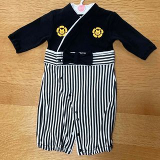 ニシマツヤ(西松屋)の新生児　袴　はかま　長袖コンビドレス　西松屋(和服/着物)