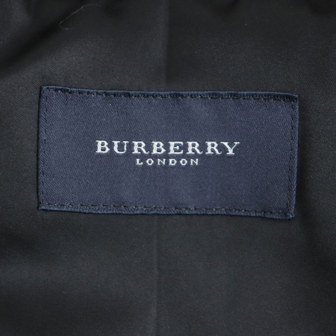 BURBERRY(バーバリー)の美品▼BURBERRY LONDON バーバリーロンドン ロゴ入りトグルボタン ダッフルタイプ ウール切替 ダウンコート ブラック L メンズ 正規品 メンズのジャケット/アウター(ダウンジャケット)の商品写真