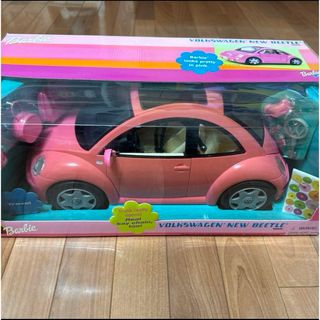 バービー(Barbie)の新品未使用　バービー　フォルクスワーゲン　ニュービートル　車　ミニカー　ピンク(ミニカー)