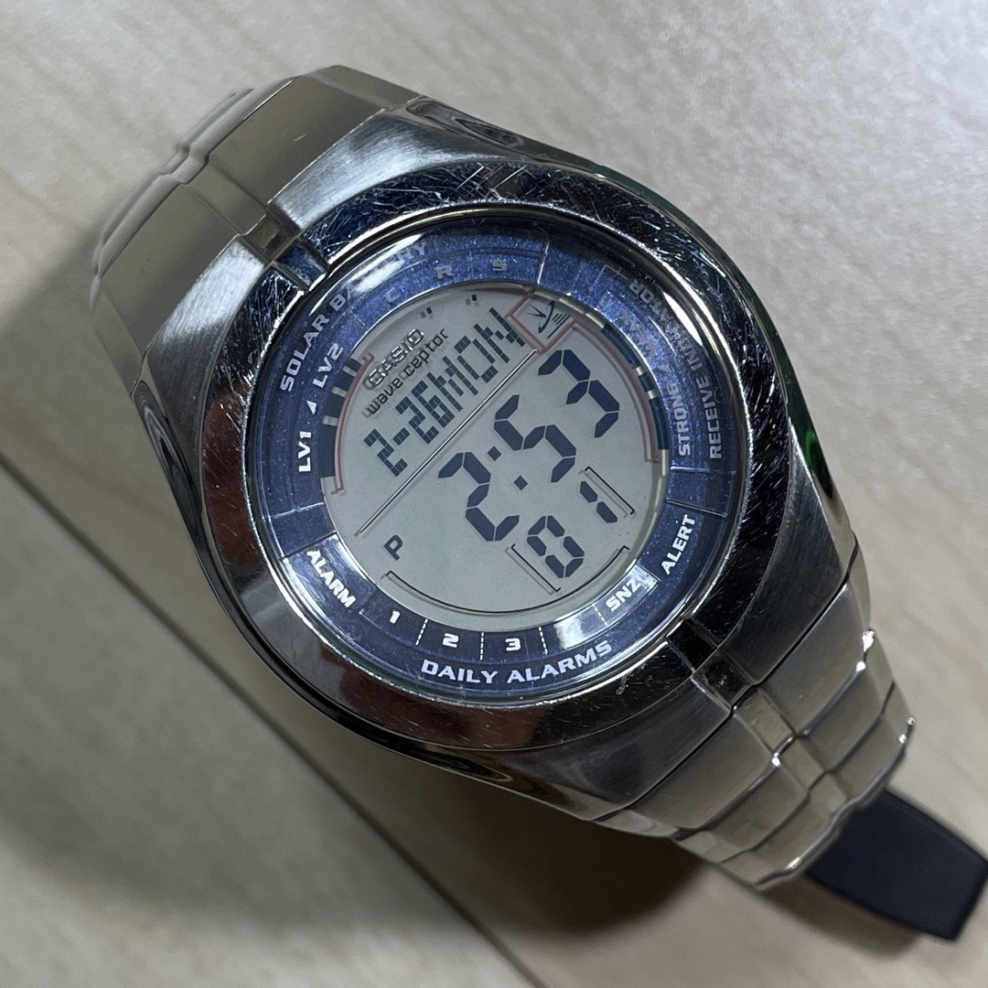 CASIO - 【電波時計】CASIO waveceptor ILLUMINATOR 腕時計の CASIO - 【電波時計】CASIO waveceptor ILLUMINATOR 腕時計の
