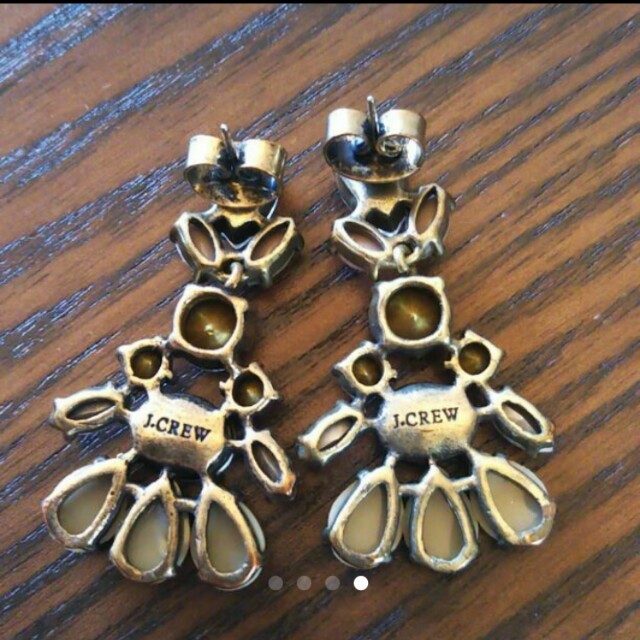 J.Crew(ジェイクルー)のハワイ購入★J.crew クリスタル ビジュー ピアス ジェイクルー jcrew レディースのアクセサリー(ピアス)の商品写真