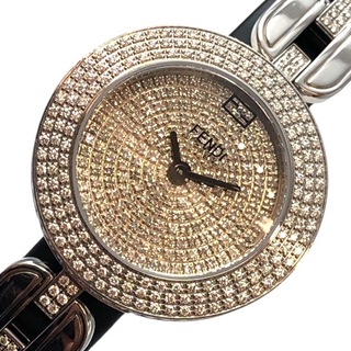 フェンディ(FENDI)の　フェンディ FENDI マイウェイ ダイヤ 35000S ステンレススチール/レザー レディース 腕時計(腕時計)