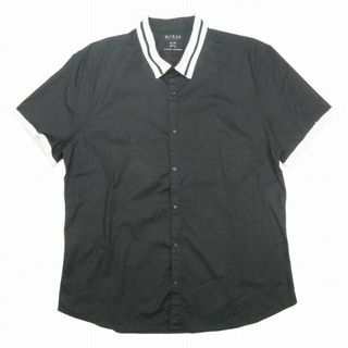 ゲス(GUESS)の美品 ゲス GUESS ドットカラー シャツ カットソー トップス 半袖 XL(シャツ)