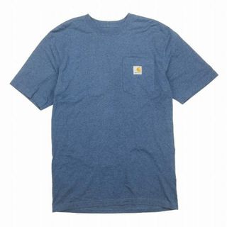 カーハート(carhartt)の美品 カーハート ロゴ ポケット Tシャツ カットソー トップス 半袖 S(Tシャツ/カットソー(半袖/袖なし))