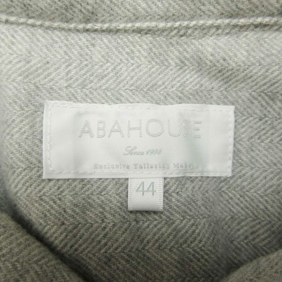 ABAHOUSE(アバハウス)のアバハウス ABAHOUSE ヘリンボーン シャツ 長袖 コットン 起毛 メンズのトップス(シャツ)の商品写真