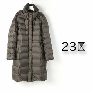 ニジュウサンク(23区)の125 新品 23区【洗える】シレータフタ ロング ダウンコート 40(ダウンコート)