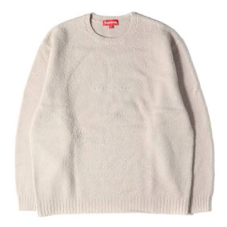 シュプリーム(Supreme)の【入手困難・美品】シュプリーム ブランドロゴ ブラッシュド ライトブラウン XL(ニット/セーター)