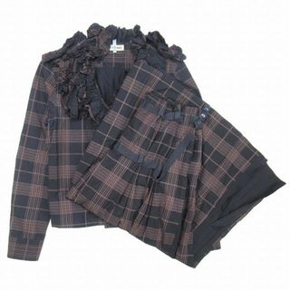 イッセイミヤケ(ISSEY MIYAKE)の美品 03aw vintage イッセイミヤケ セットアップ シャツ スカート(その他)