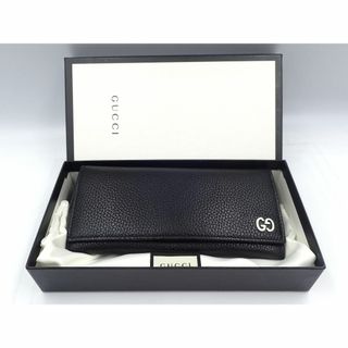 グッチ(Gucci)のGUCCI　グッチ　黒　長財布　ユニセックス(長財布)