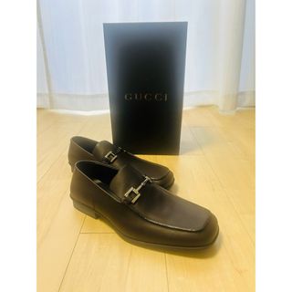 グッチ(Gucci)の【未使用/美品】GUCCI グッチ メンズ ローファー 41.5(26.5)(ドレス/ビジネス)