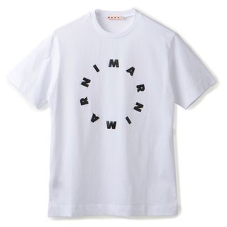 マルニ(Marni)のマルニ MARNI 【大人もOK】キッズ Tシャツ サークルロゴ 半袖 クルーネック ショートスリーブシャツ 2024年春夏新作 M01069 M00L9 0M100(Tシャツ/カットソー)