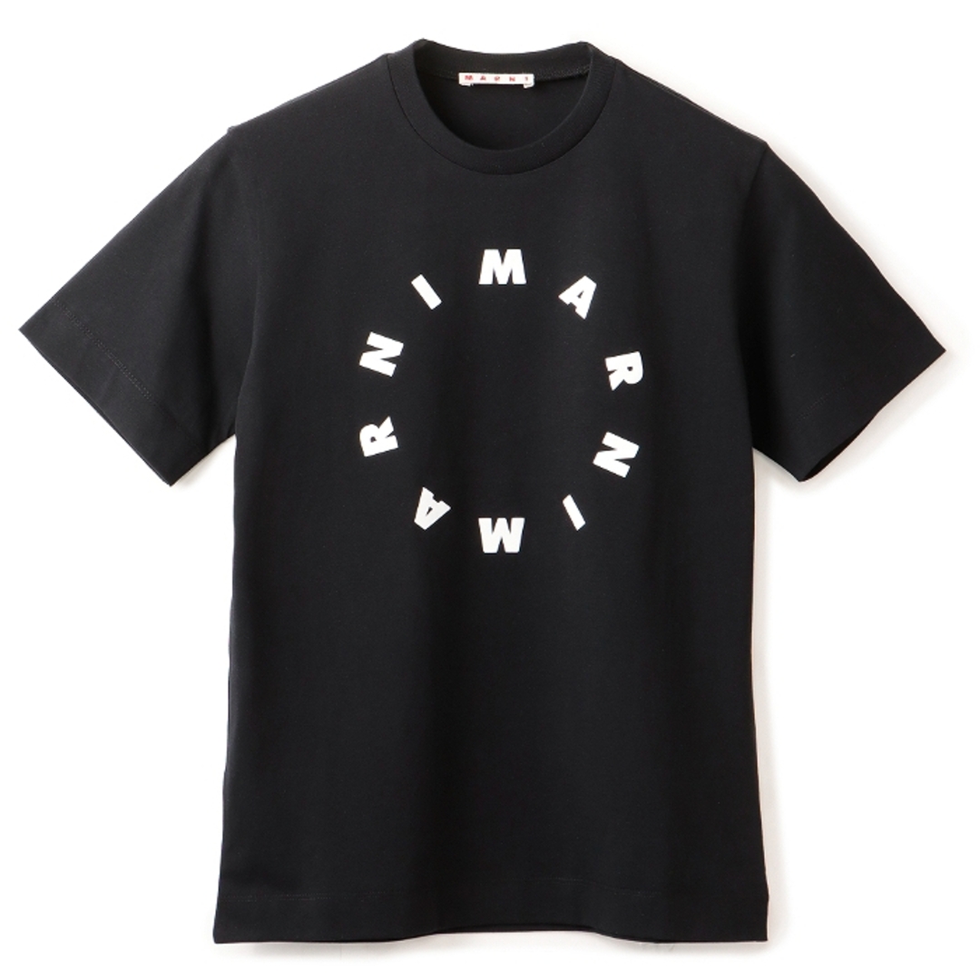 Marni(マルニ)のマルニ MARNI 【大人もOK】キッズ Tシャツ サークルロゴ 半袖 クルーネック ショートスリーブシャツ 2024年春夏新作 M01069 M00L9 0M900 キッズ/ベビー/マタニティのキッズ服女の子用(90cm~)(Tシャツ/カットソー)の商品写真