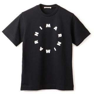 マルニ(Marni)のマルニ MARNI 【大人もOK】キッズ Tシャツ サークルロゴ 半袖 クルーネック ショートスリーブシャツ 2024年春夏新作 M01069 M00L9 0M900(Tシャツ/カットソー)