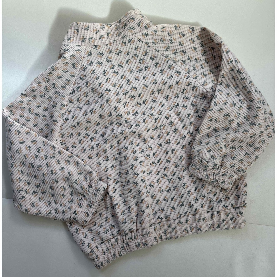 100cm 花柄セットアップ キッズ/ベビー/マタニティのキッズ服女の子用(90cm~)(Tシャツ/カットソー)の商品写真