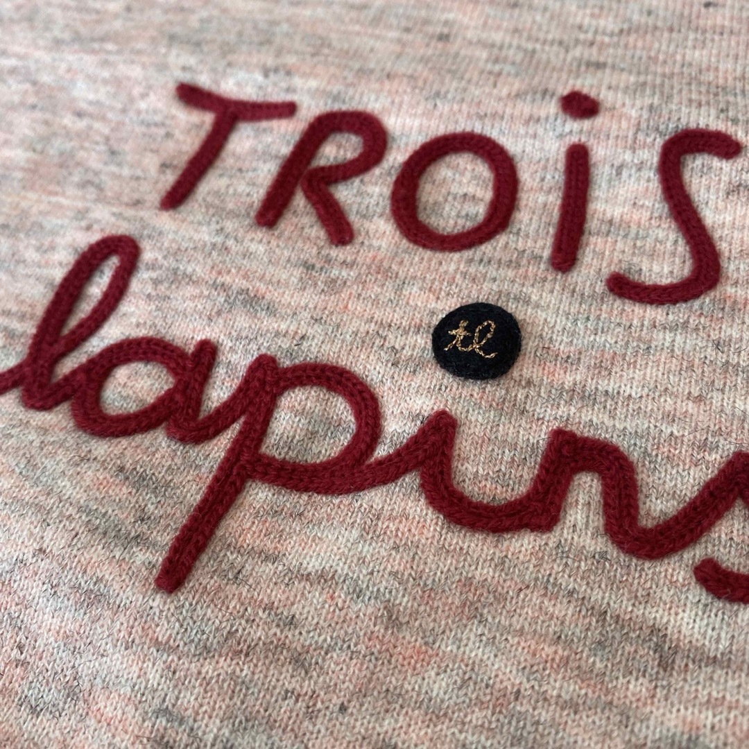 trois lapins(トロワラパン)のtrois lapinsトレーナー150サイズ キッズ/ベビー/マタニティのキッズ服女の子用(90cm~)(Tシャツ/カットソー)の商品写真