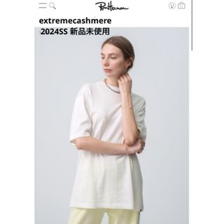 ロンハーマン(Ron Herman)のextreme cashmere Rik Cotton Cashmere Tee(ニット/セーター)