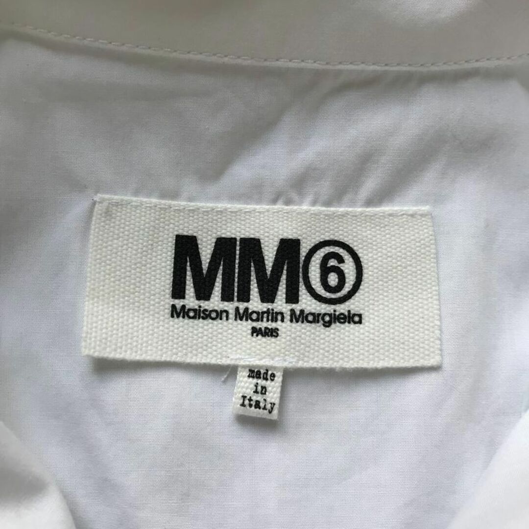 MM6(エムエムシックス)のMM6 Maison Margiela 桜 パッチ スナップ 長袖 シャツ 38 レディースのトップス(シャツ/ブラウス(長袖/七分))の商品写真