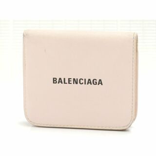 バレンシアガ(Balenciaga)のバレンシアガ　二つ折り財布　ピンクベージュ系　イタリア製　BALENCIAGA　18679601(財布)
