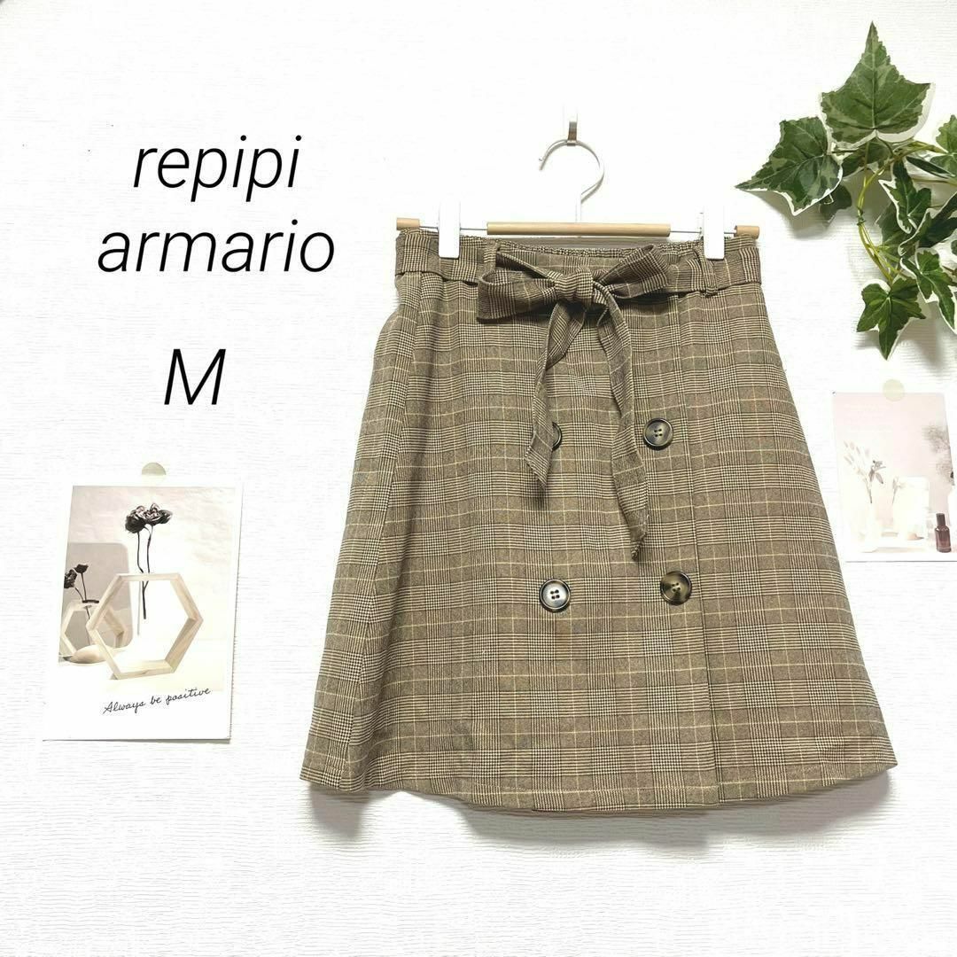 2333   repipi armario グレンチェックミニスカート M レディースのスカート(ミニスカート)の商品写真