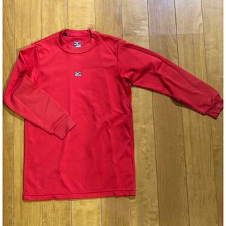 ミズノ(MIZUNO)のミズノ　インナーTシャツ　赤　150(Tシャツ/カットソー)