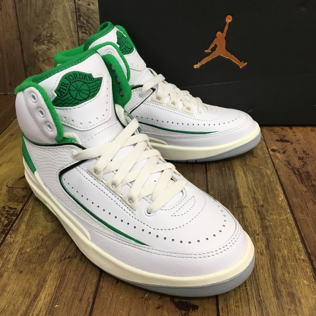 NIKE(ナイキ)のNIKE GS AIR JORDAN 2 RETRO LUCKY GREEN ナイキ ジーエス エア ジョーダン レトロ ラッキーグリーン【7230-004】 レディースの靴/シューズ(スニーカー)の商品写真