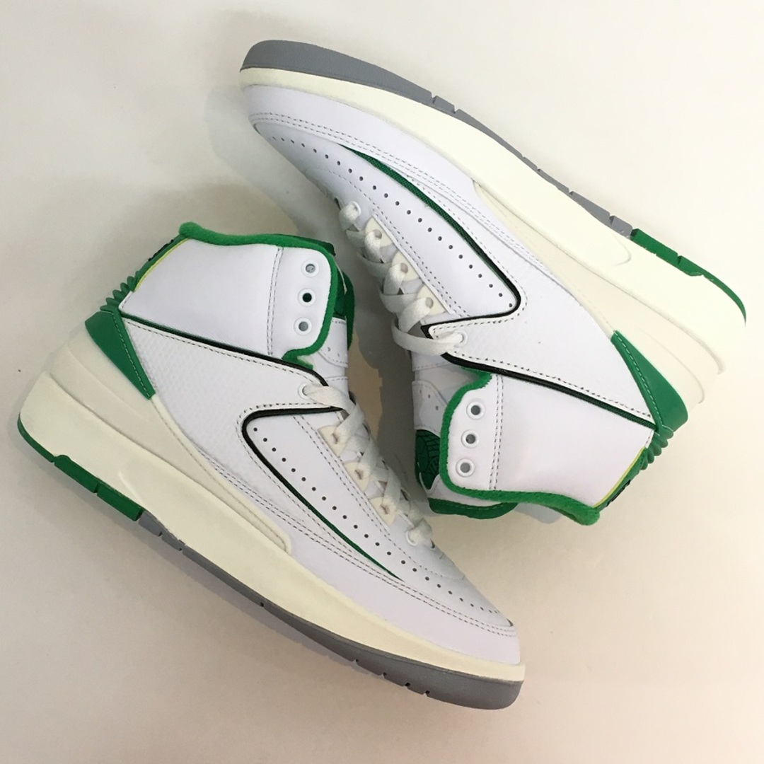 NIKE(ナイキ)のNIKE GS AIR JORDAN 2 RETRO LUCKY GREEN ナイキ ジーエス エア ジョーダン レトロ ラッキーグリーン【7230-004】 レディースの靴/シューズ(スニーカー)の商品写真