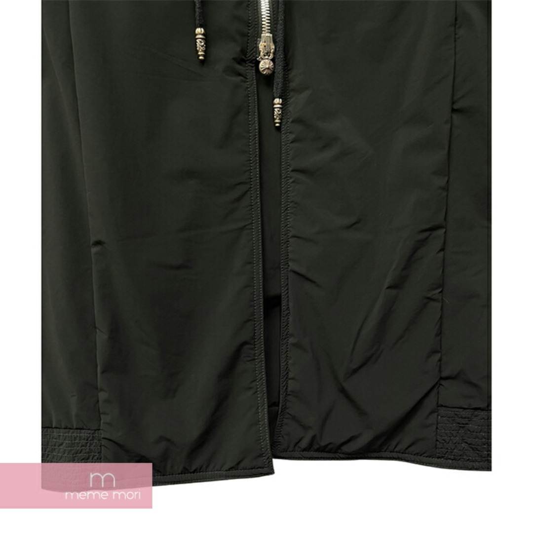 Chrome Hearts(クロムハーツ)のCHROME HEARTS Nylon Foodie Coat クロムハーツ フーデッドナイロンコート レインコート ダガージップ クロスボールボタン ブラック サイズM 【240225】【中古-A】【me04】 メンズのジャケット/アウター(その他)の商品写真