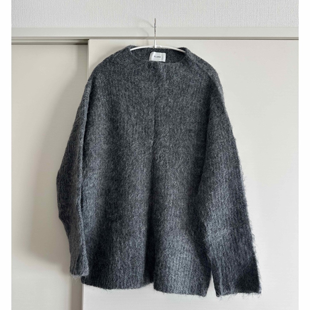 CLANE(クラネ)のCLANE＃BOAT NECK MOHAIR OVER KNIT TOPS レディースのトップス(ニット/セーター)の商品写真