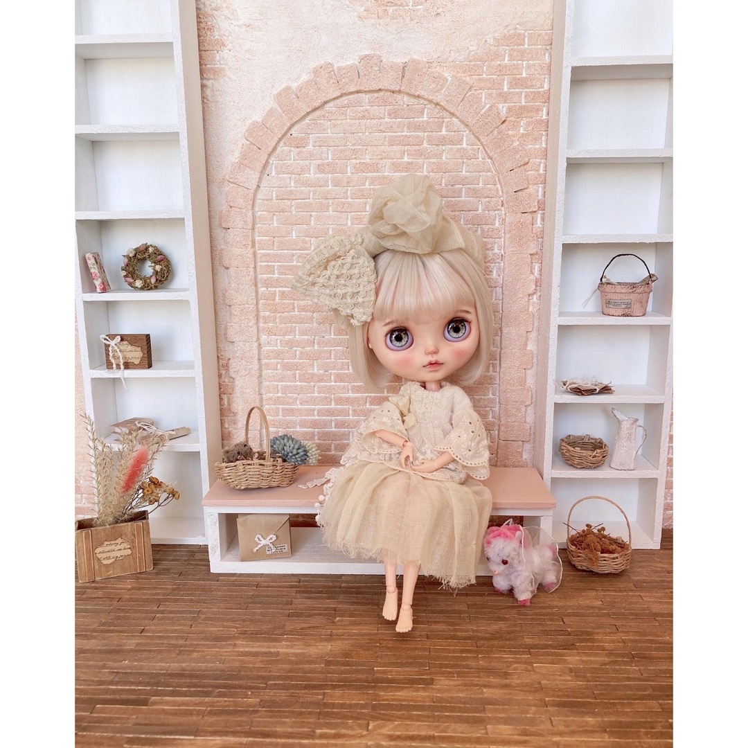 ミニチュア ドールハウス ブライス 背景ボード リカちゃん 壁 床 ミニチュア ドールハウス ブライス 背景ボード リカちゃん 壁 床