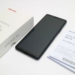 ソニー(SONY)の超美品 SO-41A Xperia 10 II ブラック (スマートフォン本体)
