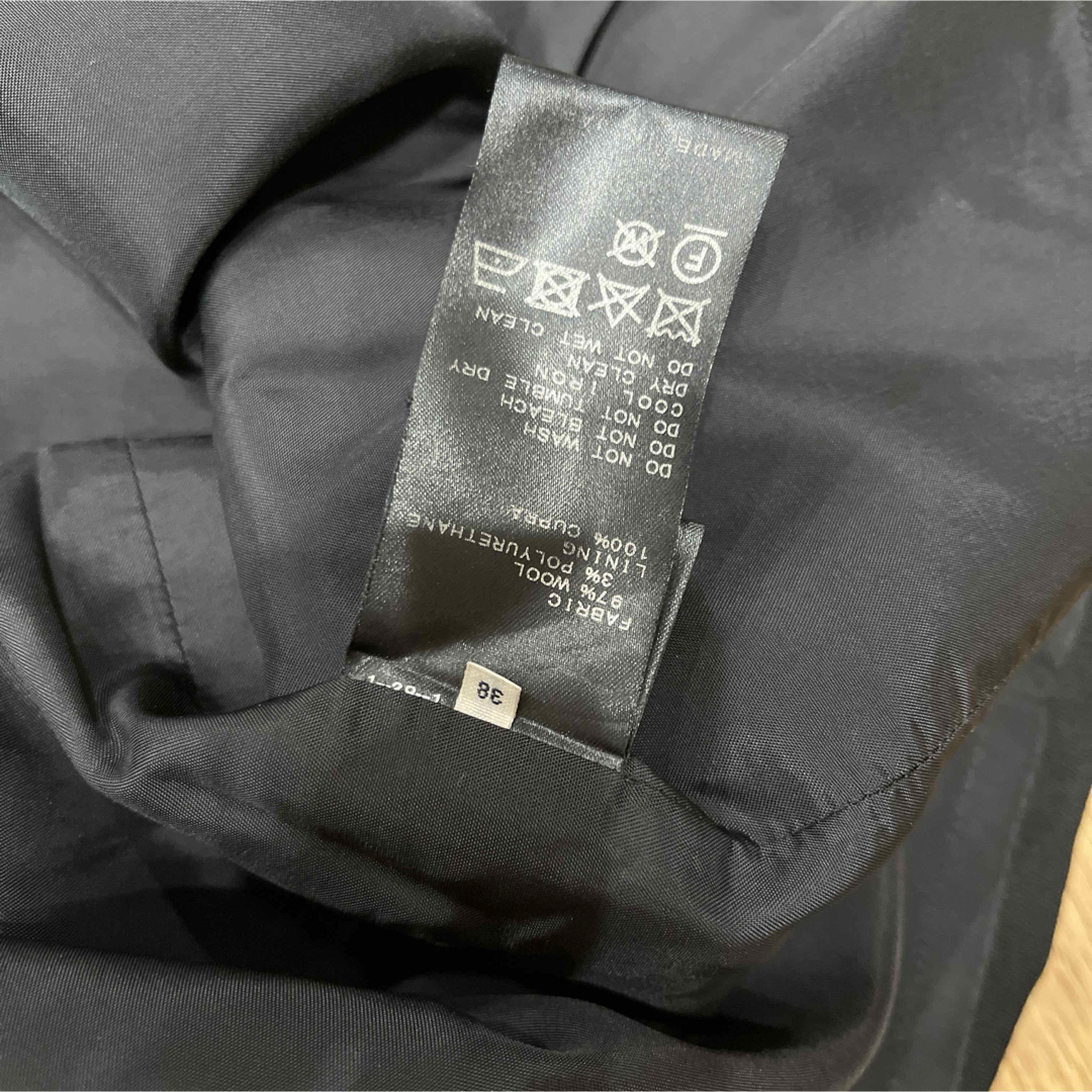 IENA LA BOUCLE(イエナラブークル)のブラック シンプル  ナロースカート Iラインスカート 38 レディースのスカート(ひざ丈スカート)の商品写真
